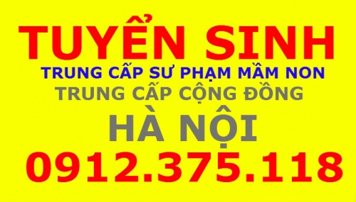 Tuyển sinh trung cấp sư phạm mầm non