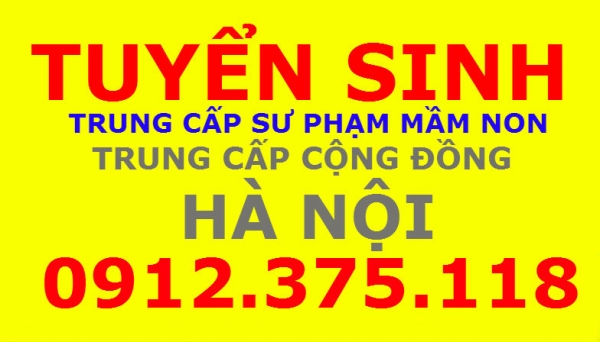 Tuyển sinh trung cấp sư phạm mầm non