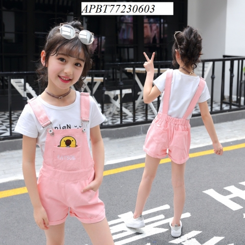 Sét quần yếm áo phông cho bé - APBT77230603