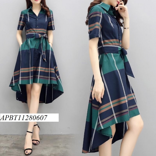 Đầm kẻ cho nàng - APBT11280607