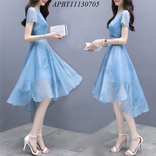 Đầm voan hoạ tiết - APBT11130705