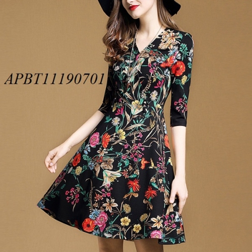 Đầm hoa cổ tim - APBT11190701