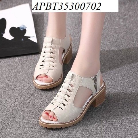 sandal gót vuông - APBT35300702