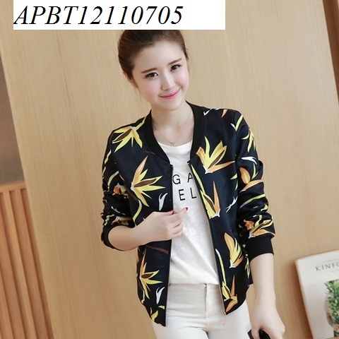 Bomber hoạ tiết cho nàng - APBT12110705