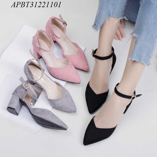 giày cao gót da lộn - APBT31221101