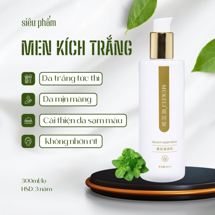 Mặt Nạ Kích Trắng Body – Làm Trắng Tức Thì