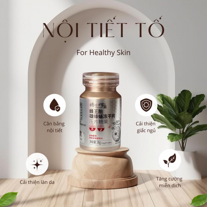 Viên cân bằng nội tiết, trẻ hóa làn da - Phạm Hường ( liệu trình 3 lọ )