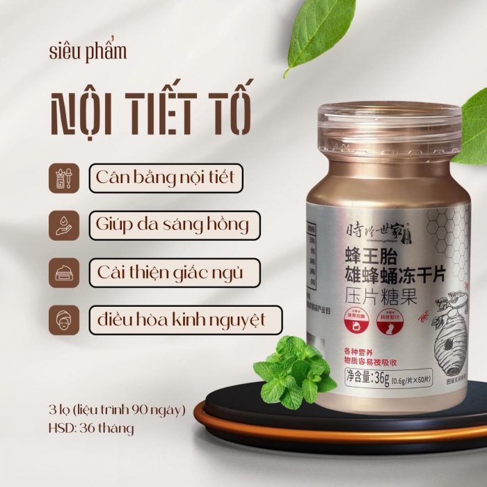 Viên cân bằng nội tiết, trẻ hóa làn da - Phạm Hường ( liệu trình 3 lọ )