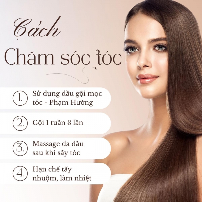 Dầu gội mọc tóc, sạch gàu - Phạm Hường