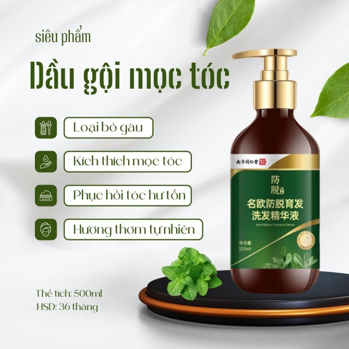 Dầu gội mọc tóc, sạch gàu - Phạm Hường