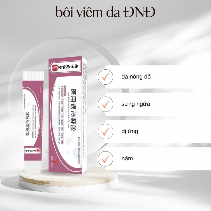 Gel bôi điều trị viêm da, mụn lưng hiệu quả giảm ngứa - Phạm Hường