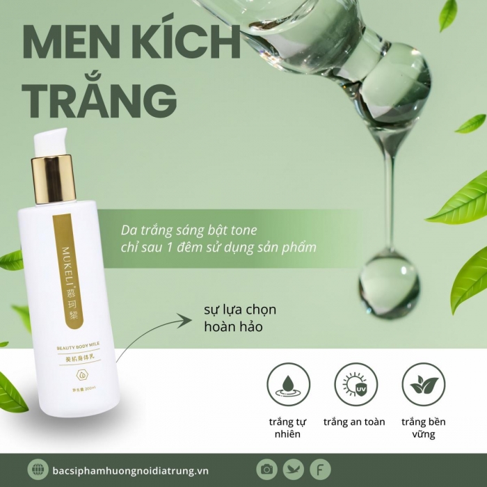 Mặt Nạ Kích Trắng Body – Làm Trắng Tức Thì