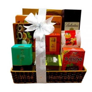 Giỏ quà tết hảo hạng 2017