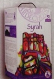 Rượu vang bịch Syrah  5 lít