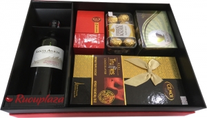 Hộp quà tết rượu vang Chile Santa Alicia m40