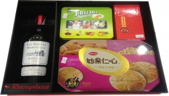 Hộp quà tết rượu vang Pháp Les Portes De Bordeaux M52