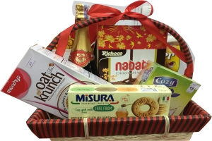 Giỏ quà tết rượu Champagne nhập khẩu