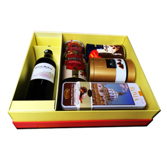 Hộp quà tết rượu vang Santalica-QT04