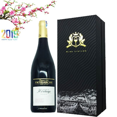 Hộp rượu vang Pháp Patriarche độ cồn 12%