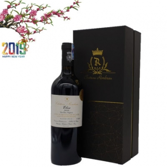 Hộp rượu vang Pháp Chateau Rombeau Clise độ cồn 16%