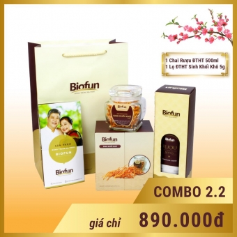 Set quà Tết cao cấp Đông Trùng Hạ Thảo Biofun 03
