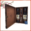 Hộp da đôi hai chai rượu vang Chilano Gold Premium Syrah