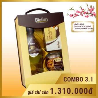 Hộp quà tết cao cấp Đông Trùng Hạ Thảo Biofun 07