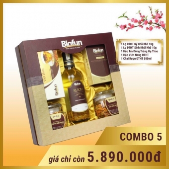 Hộp quà tết cao cấp Đông Trùng Hạ Thảo Biofun 05