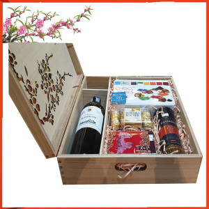 Hộp quà bằng gỗ Tài lộc cao cấp