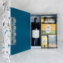 Hộp Quà Tết Sắc Xuân màu xanh 02